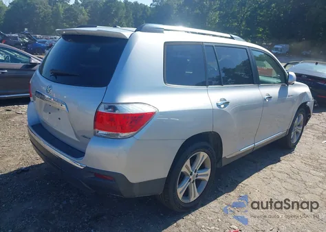 2013 Toyota Highlander Limited V6 z USA, uszkodzony, nr VIN 5TDDK3EH9DS275946